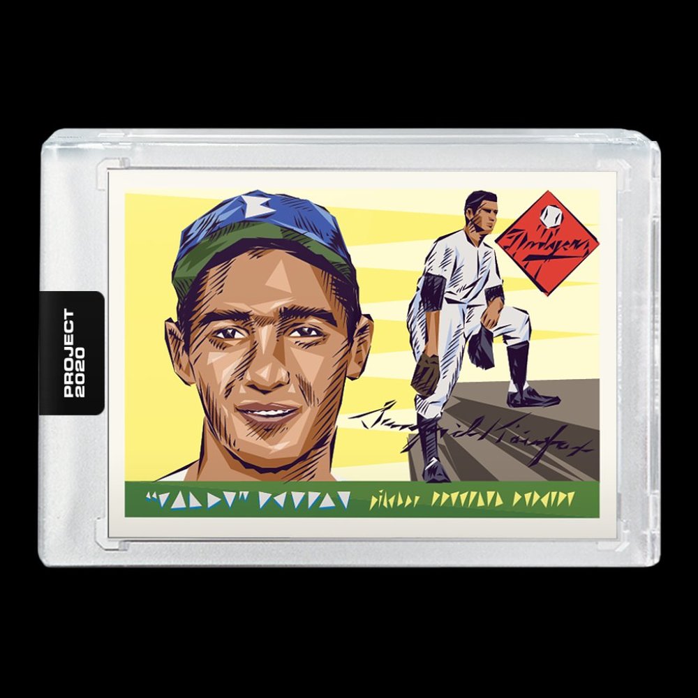 2020 Topps Project Naturel Dodger Sandy Koufax #89